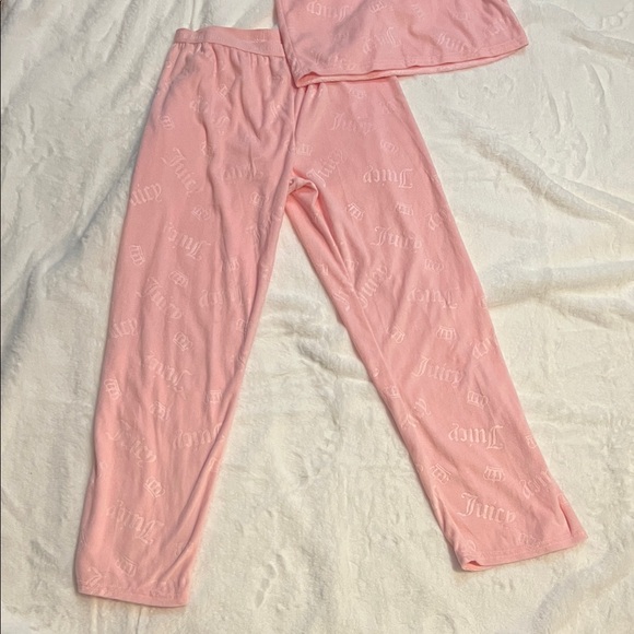 Juicy Couture Blush Pink Kids Pajama Set - Picture 2 of 8